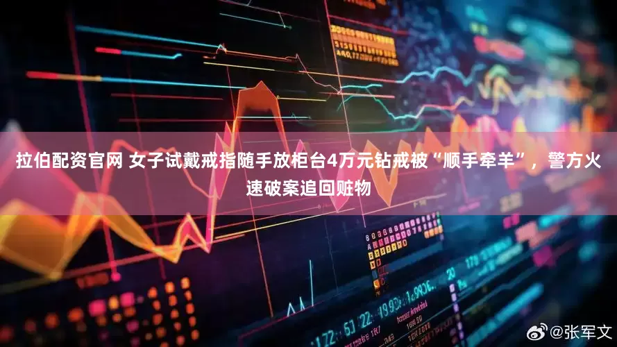 拉伯配资官网 女子试戴戒指随手放柜台4万元钻戒被“顺手牵羊”，警方火速破案追回赃物