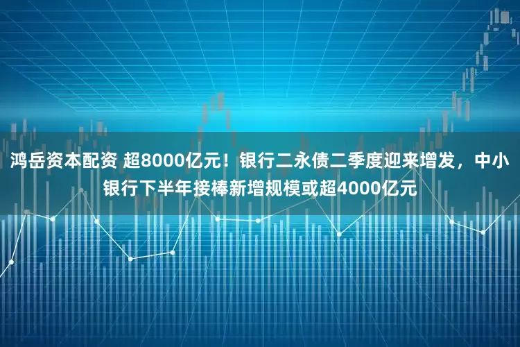 鸿岳资本配资 超8000亿元！银行二永债二季度迎来增发，中小银行下半年接棒新增规模或超4000亿元