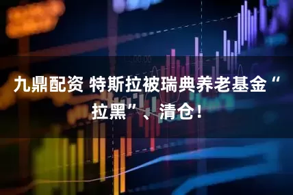 九鼎配资 特斯拉被瑞典养老基金“拉黑”、清仓！